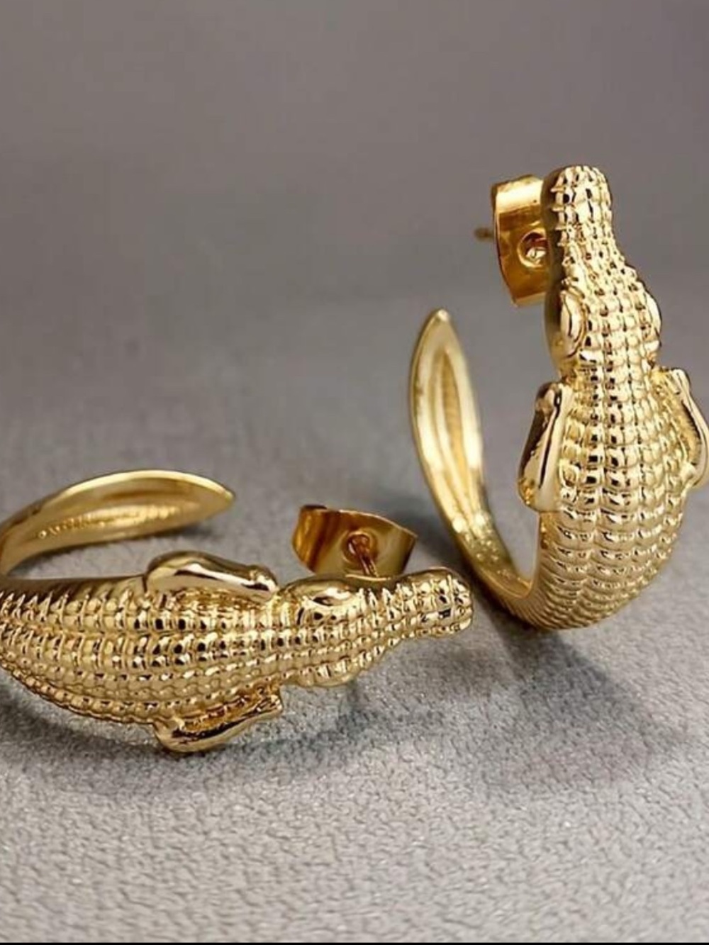 3for$20 Creative Alloy Crocodile Alligator Earrings For Women